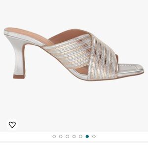 Brand new heeled mules